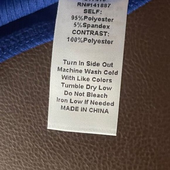 Blouse Blue Asymmetrical One-Shoulder Top With Sheer Puff Sleeve Fashion Elegant - Picture 4 of 16